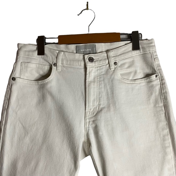 Everlane Women's Off-White Skinny Denim Jeans - Picture 2 of 6